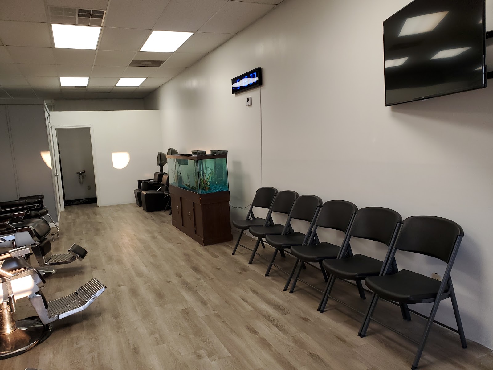 Barber chair detail